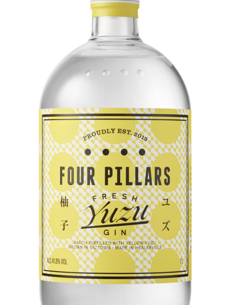 Four Pillars Fresh Yuzu Gin Bottle